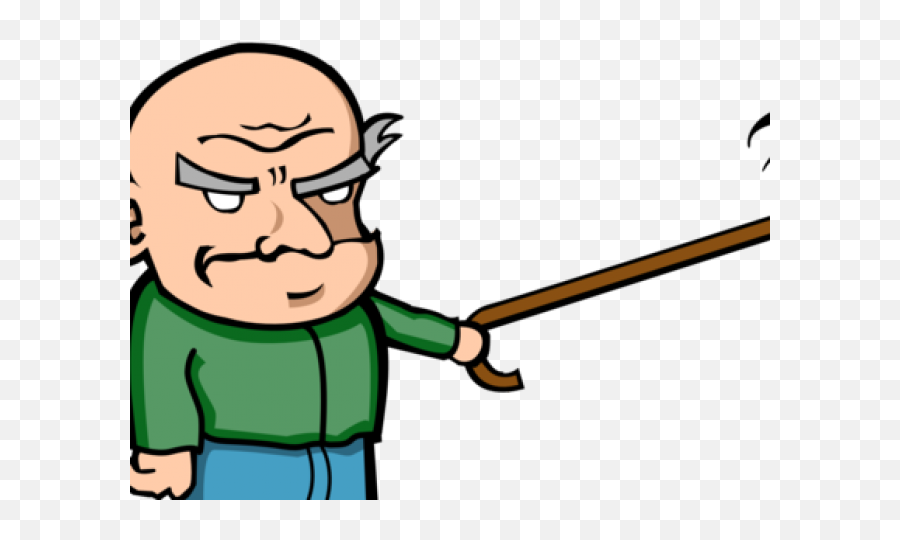Angry Old Man Cartoon Clipart - Grumpy Old Man Clipart Emoji,Old Person Emoji