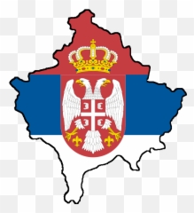 Kosovo With Flag Of Serbia - Emoji