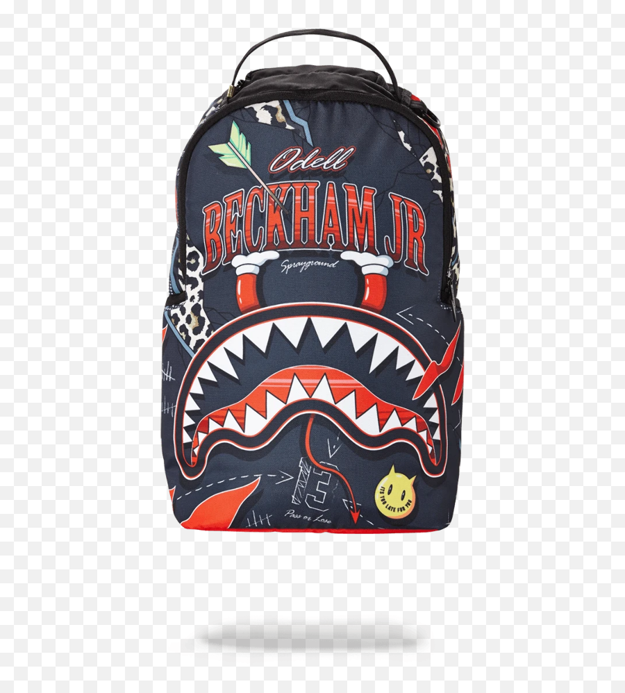 Details About Sprayground Backpack Odell Beckham Jr Mayhem Shark - Odell Sprayground Backpack Emoji,Backpack Emoji