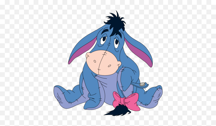 Eeyore Favorite Cartoon Character - Winnie The Pooh Aesthetic Emoji,Eeyore Emoticons