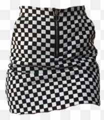 Skirt Pants Clothes Checker Checkered - Black And White Clothing Png Emoji