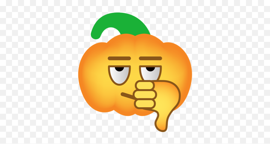Pumpkin Halloween Emoji Sticker - Clip Art,Emoji Light Camera Action