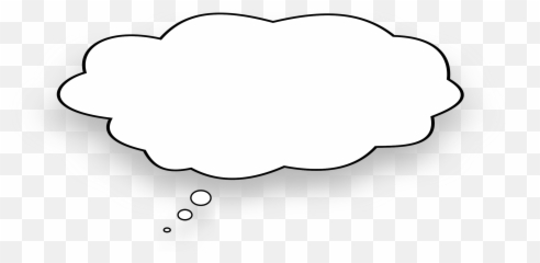 Thinking Cloud Vector At Getdrawings - Bubble With Black Background Emoji