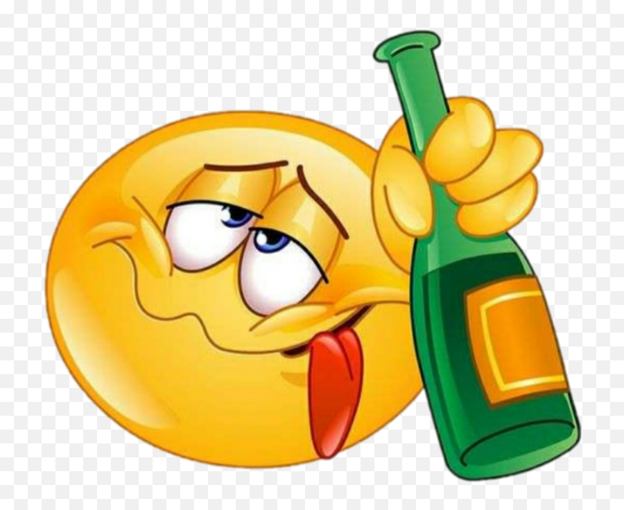 Trending Ubriaco Stickers - Cartoon Emoji,Slobbering Emoji