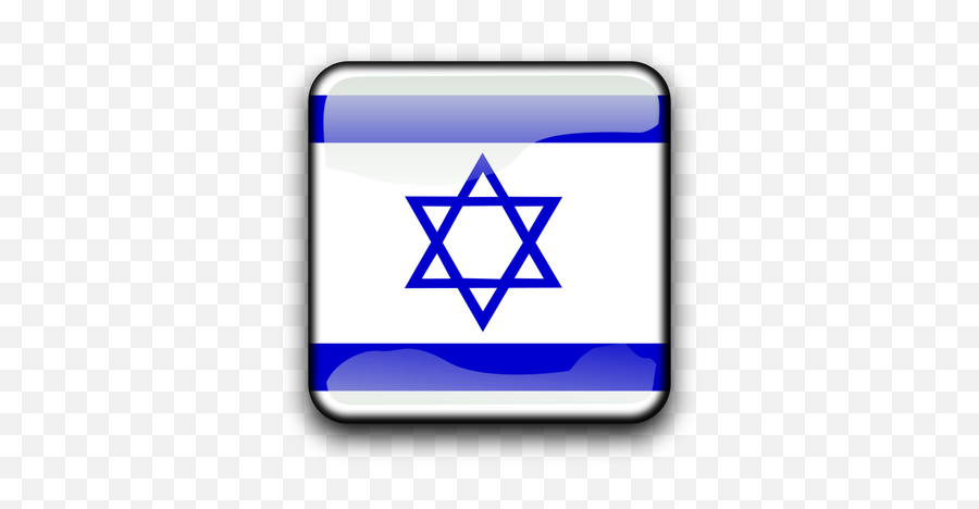 Israel Flag Button - Star Of David Emoji,Israeli Flag Emoji