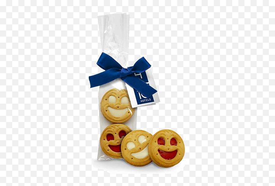 Ribbon Bag With Smile Cookies Customized Advertising And - Smiley Emoji,How To Disable Facebook Emoticons