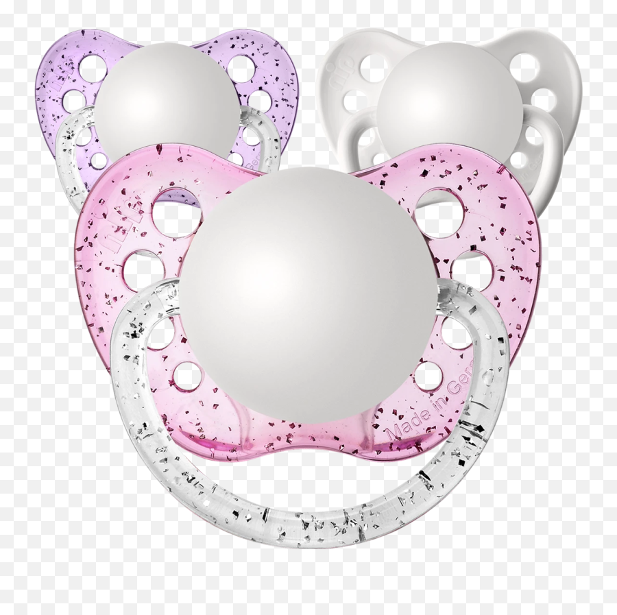 Party Pack Personalized Pacifiers 3 Pack - Girl Pacifier Emoji,Pacifier Emoji