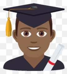 Graduate Joypixels Gif - Emoji De Hombre Con Barba