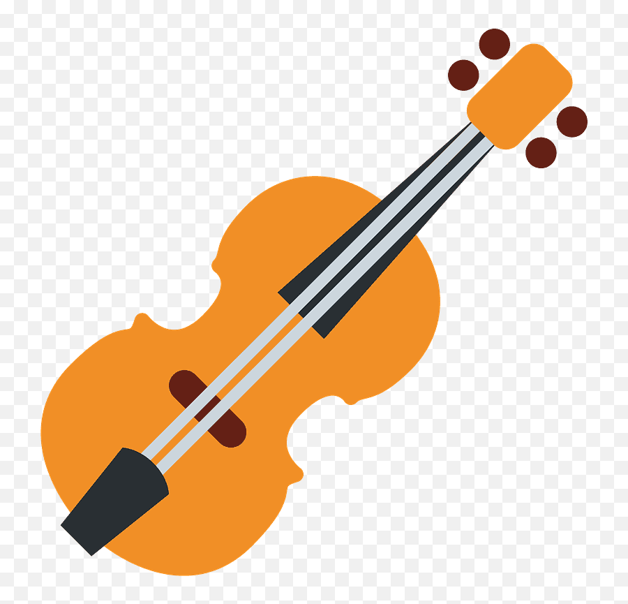 Violin Emoji Clipart - Violín Clipart,Banjo Emoji