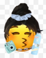 Discord Emoji - Vsco Girl Emoji,Sobbing Emoji