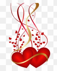 Hearts Decoration Png Clip Art Emoji,Valentines Emoji