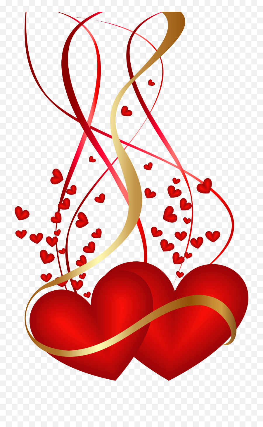 Hearts Decoration Png Clip Art Emoji,Valentines Emoji