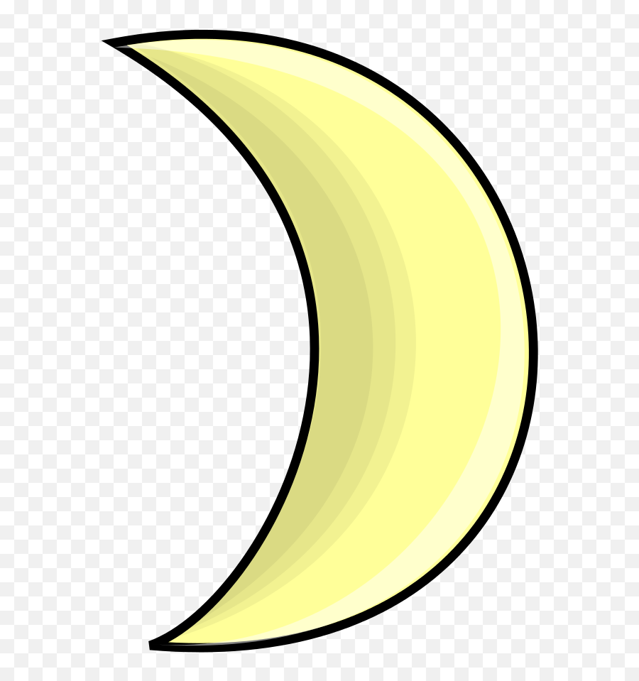 Moon02 - Moon Clip Art Emoji,Crescent Moon Emoji