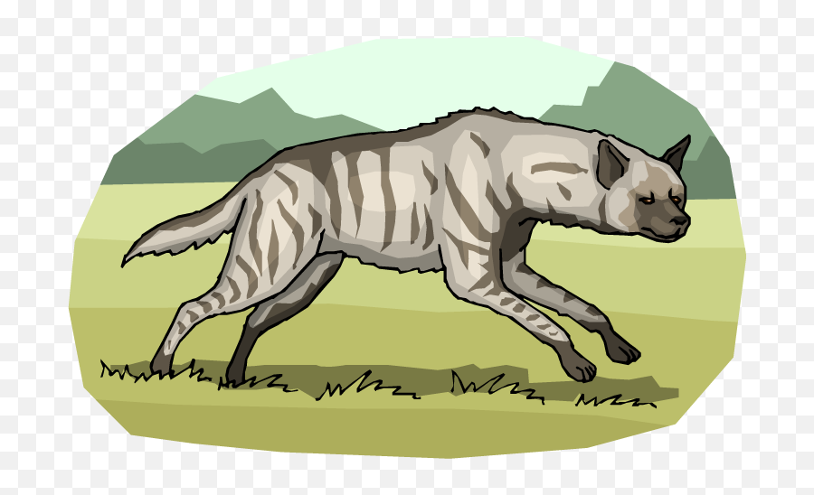 Hyena Whisperer Oval - Hyena Running Clip Art Emoji,Hyena Emoji
