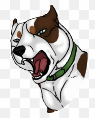 Gif Pitbull Cartoon - Animated Pitbull Gif Cartoon Emoji,Pitbull Emoji
