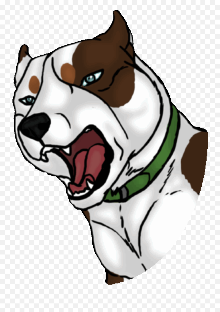 Gif Pitbull Cartoon - Animated Pitbull Gif Cartoon Emoji,Pitbull Emoji