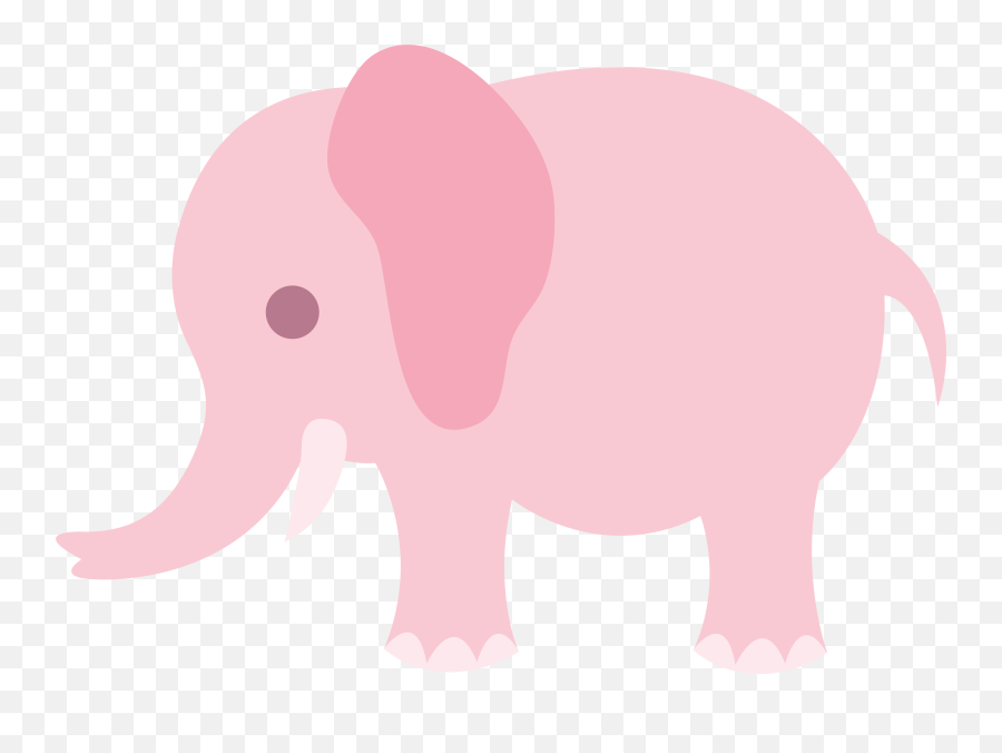 Delta Vector Elephant Transparent Png - Pink Elephant Vector Emoji,Elephant Emojis