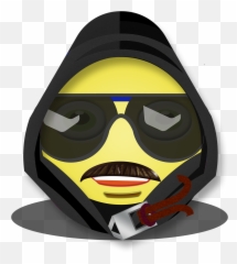 Graphic Emoticon Unabomber Terrorist Smiley - Emoji Terrorista,Tea Emoji