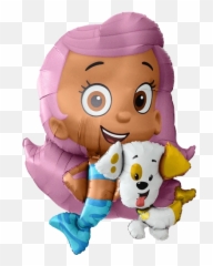Giant Bubble Guppies Airwalker Balloon - Bubble Guppies Balloons Emoji,Walker Emoji