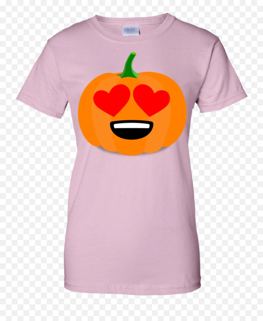 Pumpkin Emoji Heart Eyes T Shirt - Zergling Carbot T Shirt,Heart Eye Emoji Pumpkin