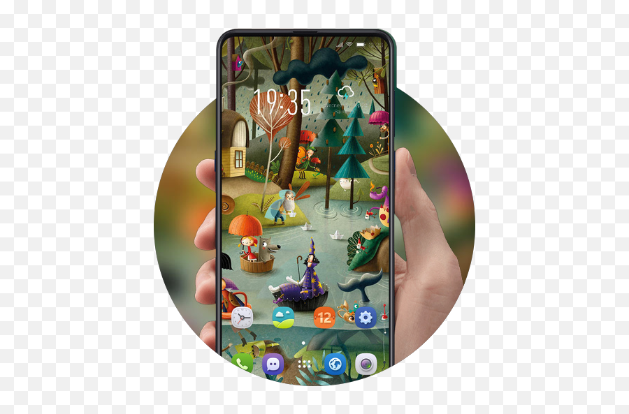 Hand Painted Fairy Tale Dreamland Theme - Cartoon Emoji,Garden Gnome Emoji