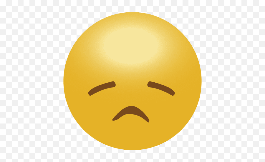 Yellow Sad Emoji Emoticon - Emoji Calma,Sad Emoji