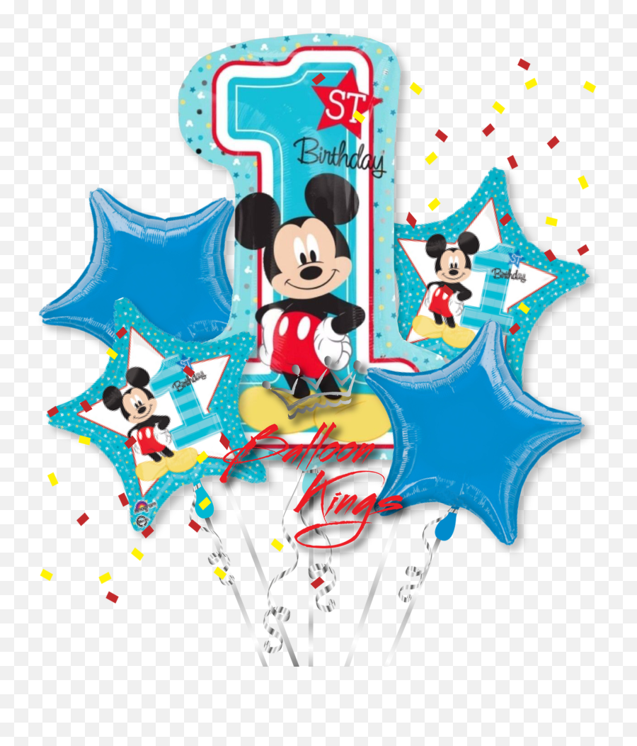 1st Birthday Mickey Bouquet Emoji,Mickey Mouse Emoji For Facebook