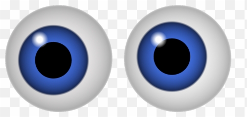 Googly Eyes Clip Art Free - Big Round Cartoon Emoji