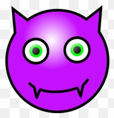 Devil Smiley Face Clip Art Free Image - Emoji