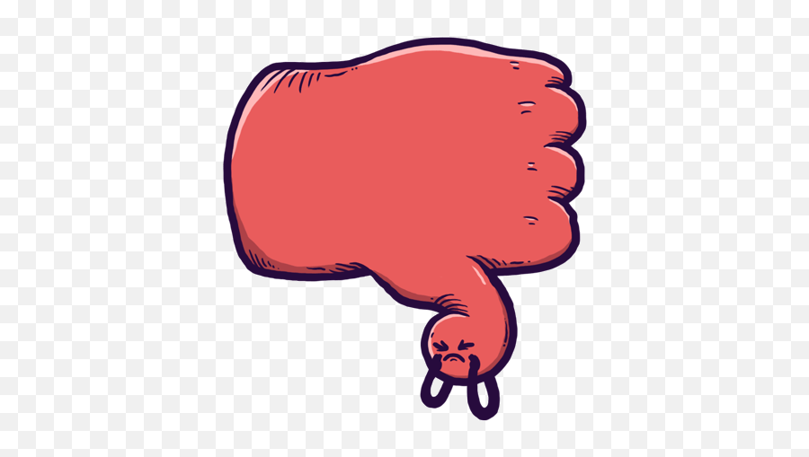 Thumbs Down Gif Clipart - Animated Thumbs Down Gif Emoji,Boo Emoji