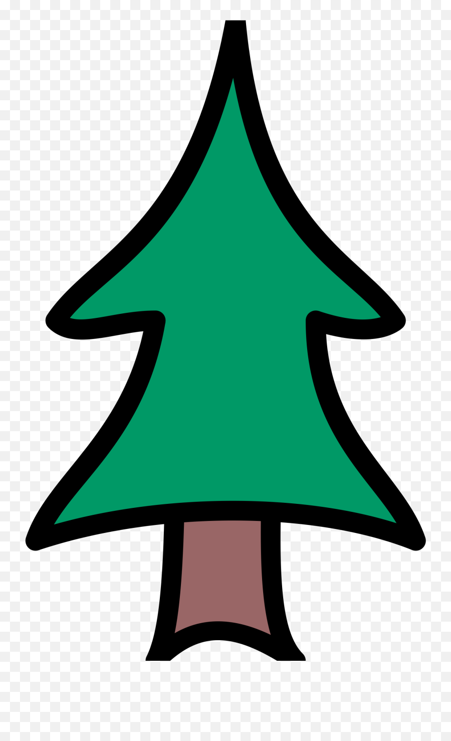 Cartoon Conifer Tree Pine Tree Drawing Vector Clipart Image - Draw A Cartoon Tree Emoji,Pulling Hair Out Emoji
