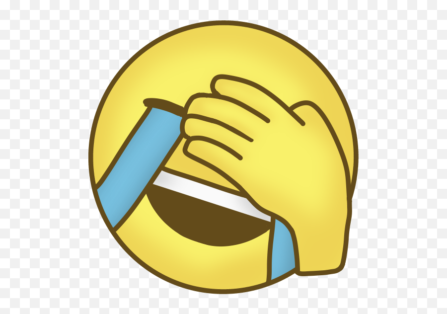 Weirritating Emoji Lol Funny Drawn Yellow Crying Meme - Clip Art,Lol Crying Emoji