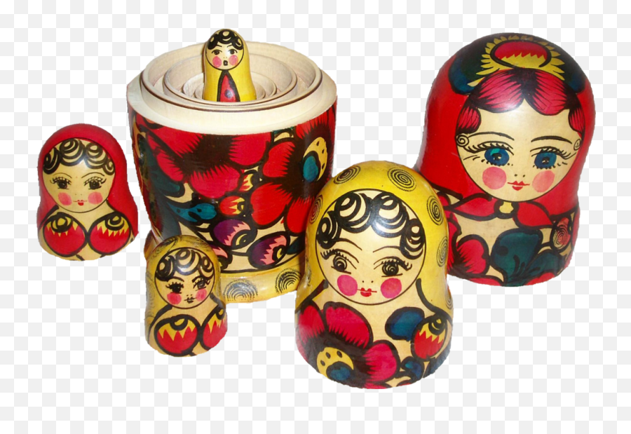 Matryoshka Transparent - Russian Nesting Doll Transparent Emoji,Emoji Pencil Case