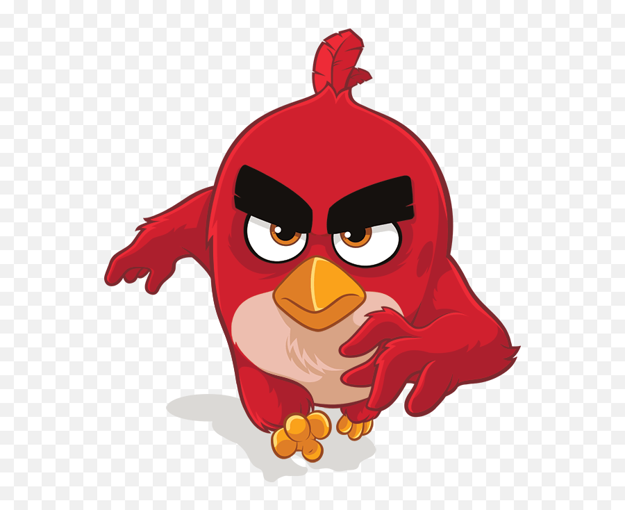 Download Hd Angry Birds - Angry Birds Movie Red X Stella Angry Birds Stickers For Wall Emoji,Red Angry Face Emoji
