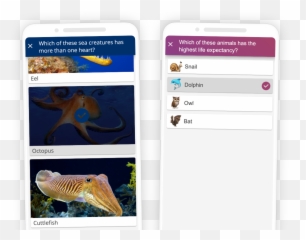Create interactive Quizzes PowerPoint SlideLizard - Vertical Emoji