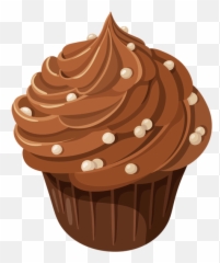 Pin - Chocolate Cupcake Clipart Emoji