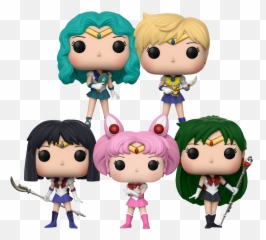 Funko Pop Set Sailor Moon - Sailor Pluto Funko Emoji,Sailor Moon Emoji