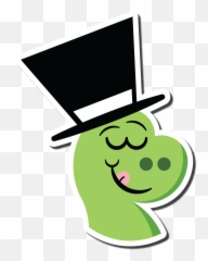 Dapper Dino Dalton T - Cartoon Emoji,Dinosaur Emoticon