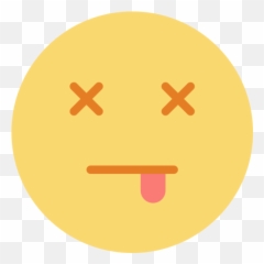 Dead Emoji Png Icon - Circle