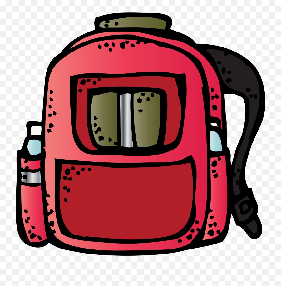 Homework Clipart Backpack Homework Backpack Transparent - School Melonheadz Clipart Png Emoji,Backpack Emoji