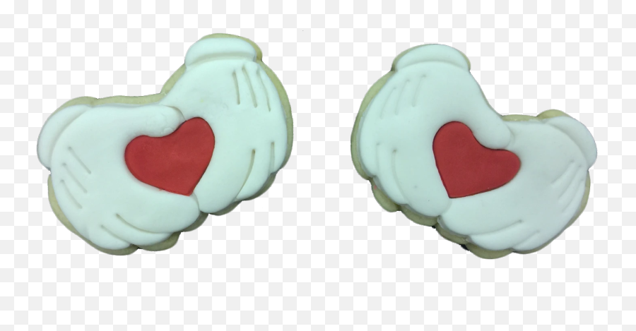 Mickey Mouse Hearts Cookies - Cookie Emoji,Mickey Mouse Emoji For Facebook