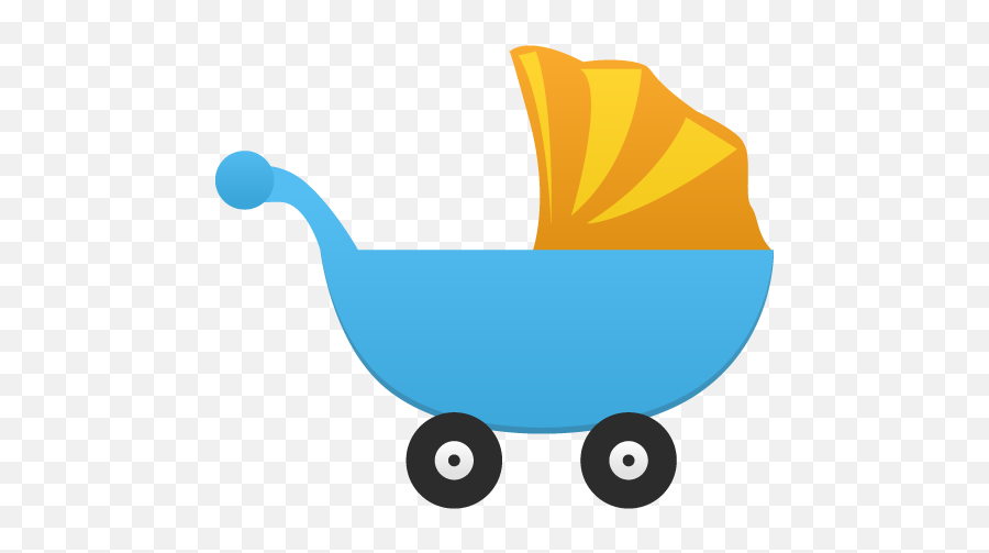 Baby Icon - Cartoon Baby Cot Png Emoji,Baby Stroller Emoji