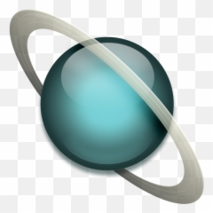 Graphic Image For Planet Uranus - Icon Emoji