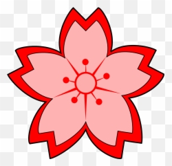 Sakura Flower Clip Art - Sakura Flower Emoji,Sakura Flower Emoji
