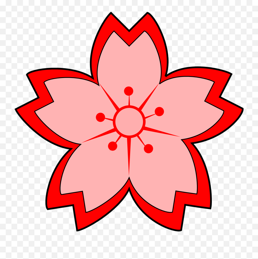 Sakura Flower Clip Art - Sakura Flower Emoji,Sakura Flower Emoji