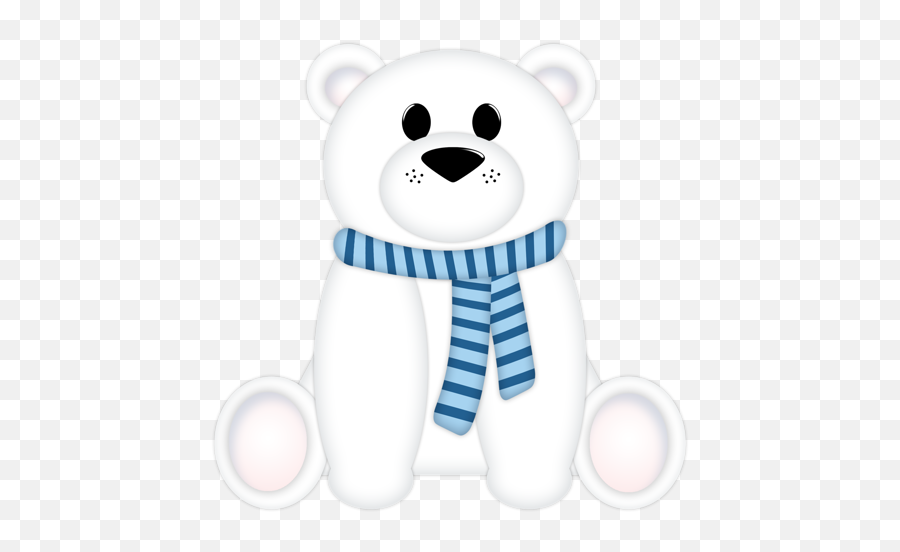 4 Holidays Clipart Polar Bear Free Clip Art Stock - Cartoon Polar Bear Clipart Emoji,Polar Bear Emoji