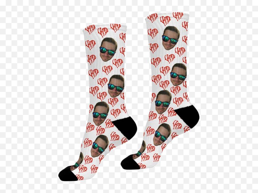 Kiss Heart Emoji Socks - Sock,Emoji Socks