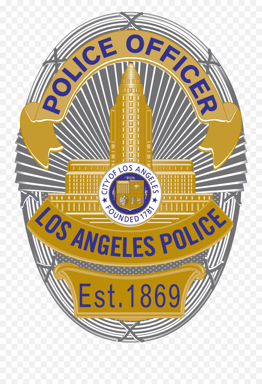 Lapd Badge Clipart - Badge Emoji,Police Badge Emoji