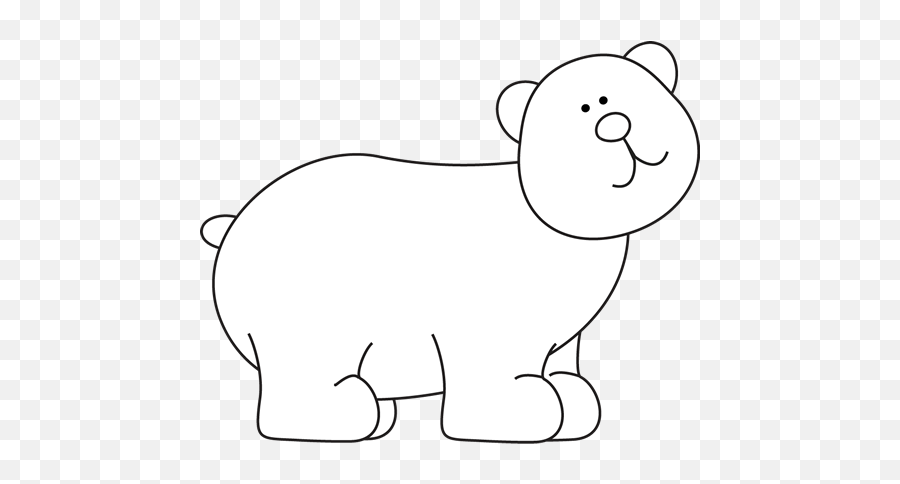 Black And White Bear Clip Art - Bear Clipart Black And White Emoji,Bear Black And White Emoji