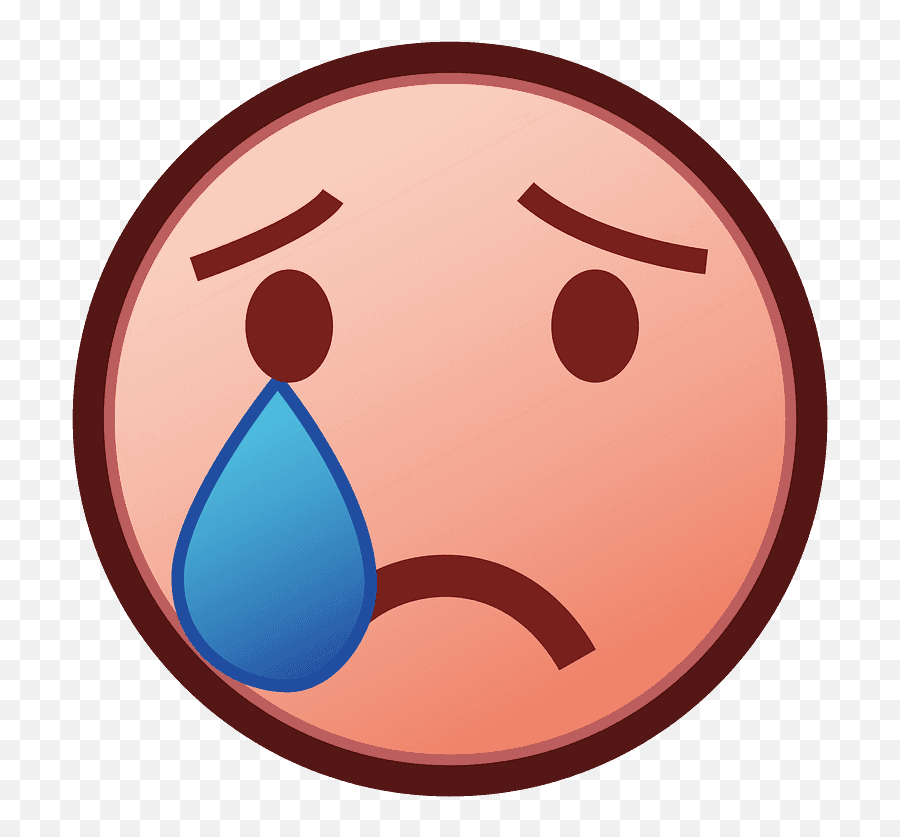 Download Crying Face Emoji Clipart - Emoji De Susceptible,Cry Face Emoji Png
